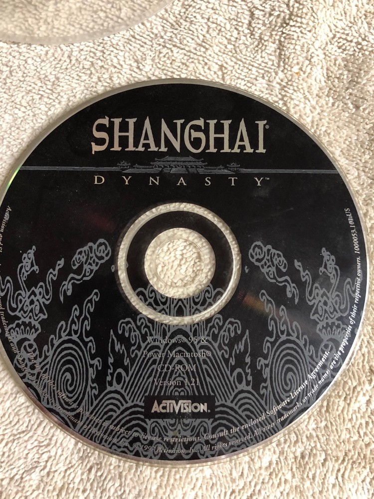 Macintosh Game CD: SHANGHAI DYNASTY