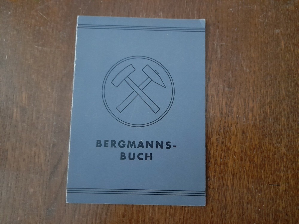 WW 2 GERMAN WORK BOOKLET BERGMANNS BUCH