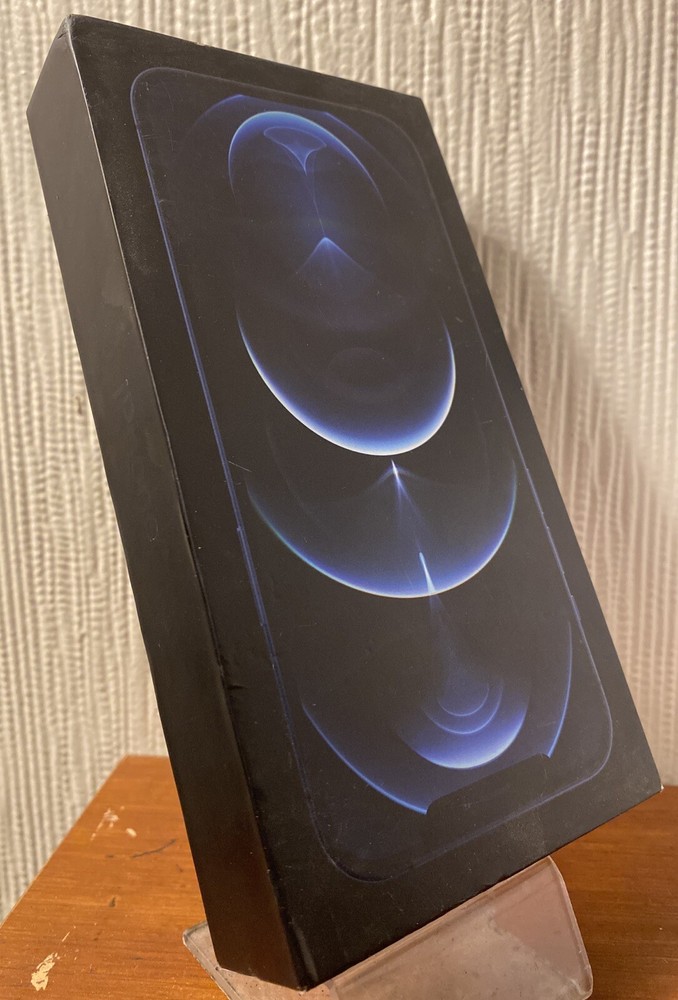 EMPTY BOX ONLY - Apple iPhone 12 Pro Max Pacific Blue 256GB A2342 Replacement