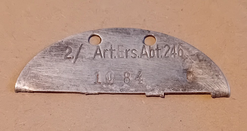 Original Ww2 German Half Dogtag Identification Discs KIA x5