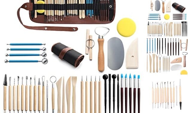 Clay Tools Pottery Tools Clay Sculpting Tools Polymer Clay Tools Kit 40PCS