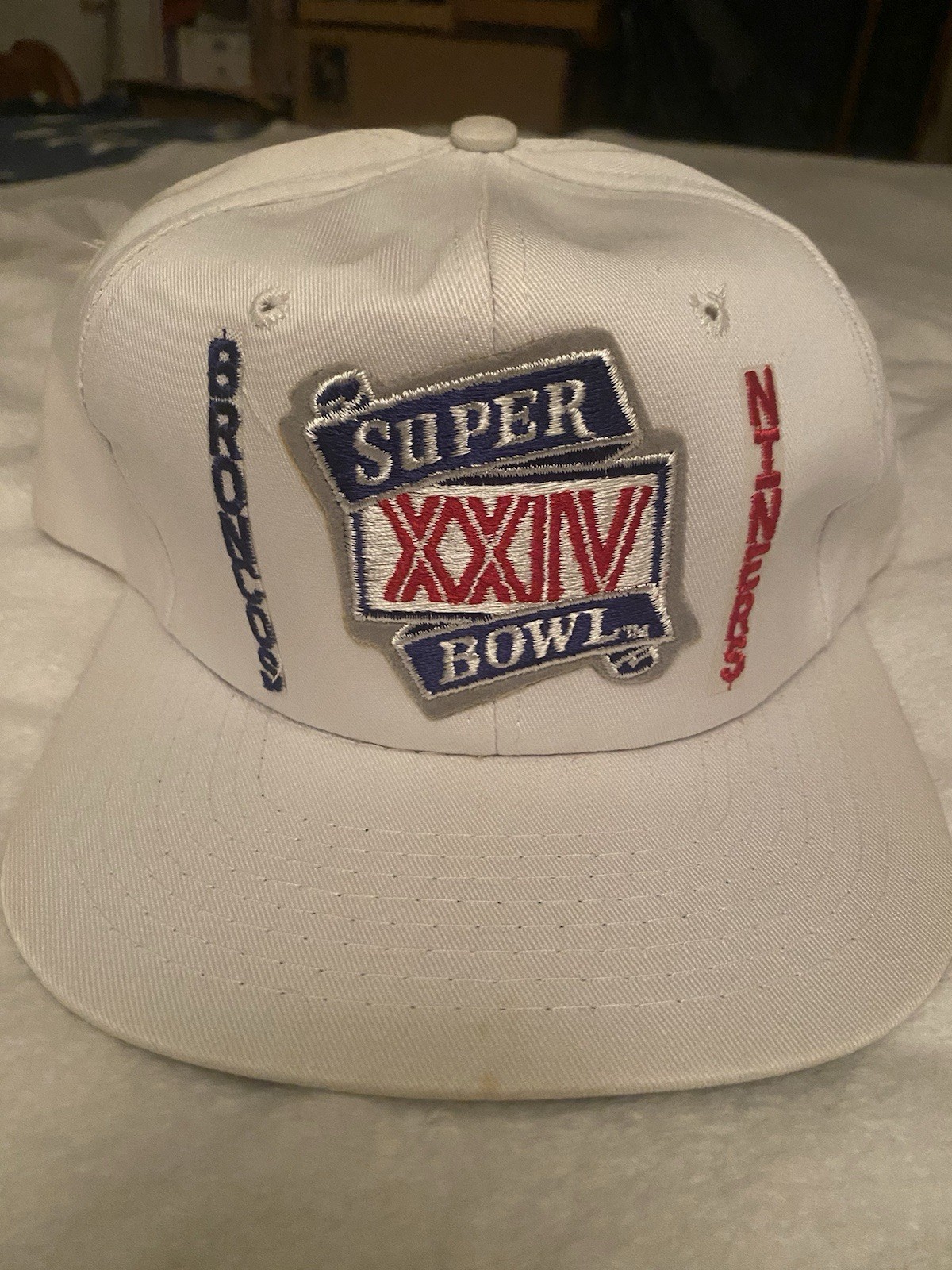 49ERS SUPER BOWL XXIV 24  SNAPBACK HAT CAP VINTAGE Denver Vs San Francisco