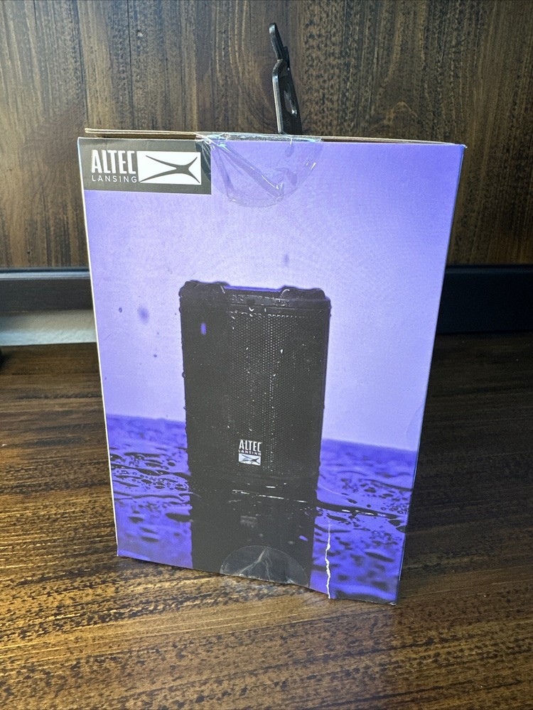 Altec Lansing HydraMotion Bluetooth Speaker Waterproof ,Shockproof black - NEW