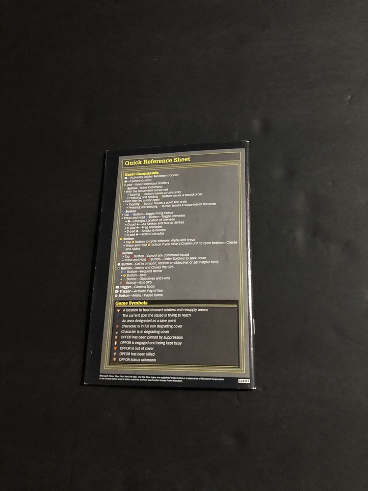 full spectrum warrior xbox manual Only