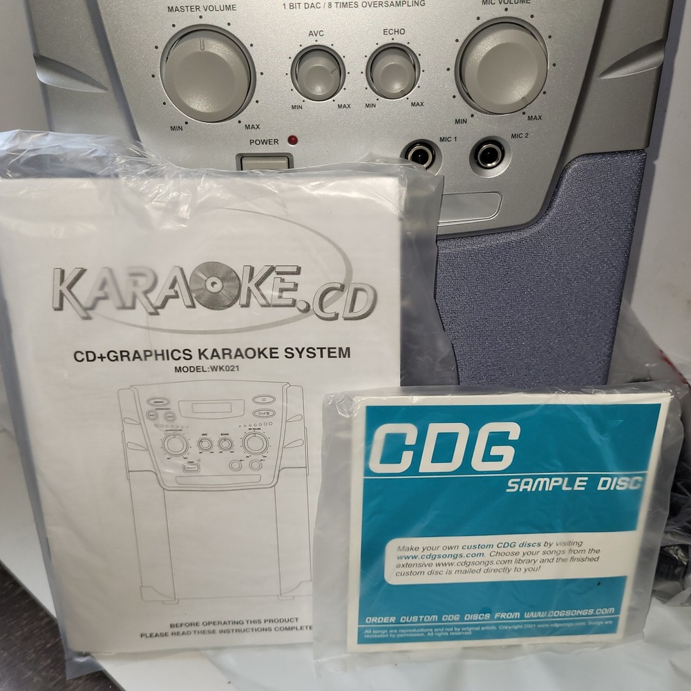 Karaoke Cd Graphics Player WK-021 In Box