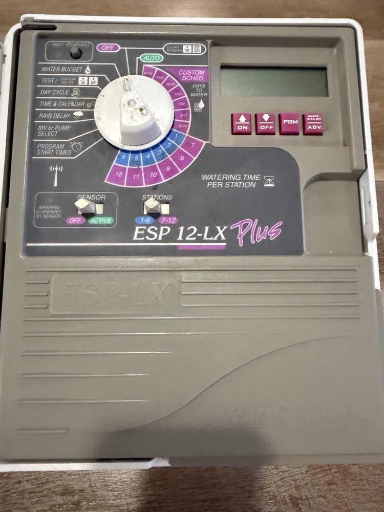 Rainbird ~ ESP 12-LX Plus ~ Professional Controller/Timer ~ Tested ~ With 2 Keys