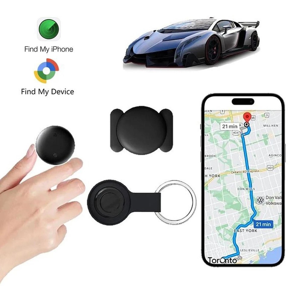 GPS Tracker for Vehicles, 1PCS Car Tracking Device, Mini Hidden HMTAG