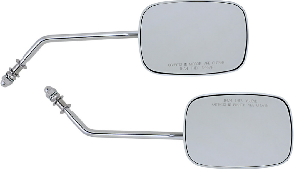 DRAG SPEC. RECTANGULAR MIRRORS HARLEY DYNA SOFTAIL SPORTSTER TOURING