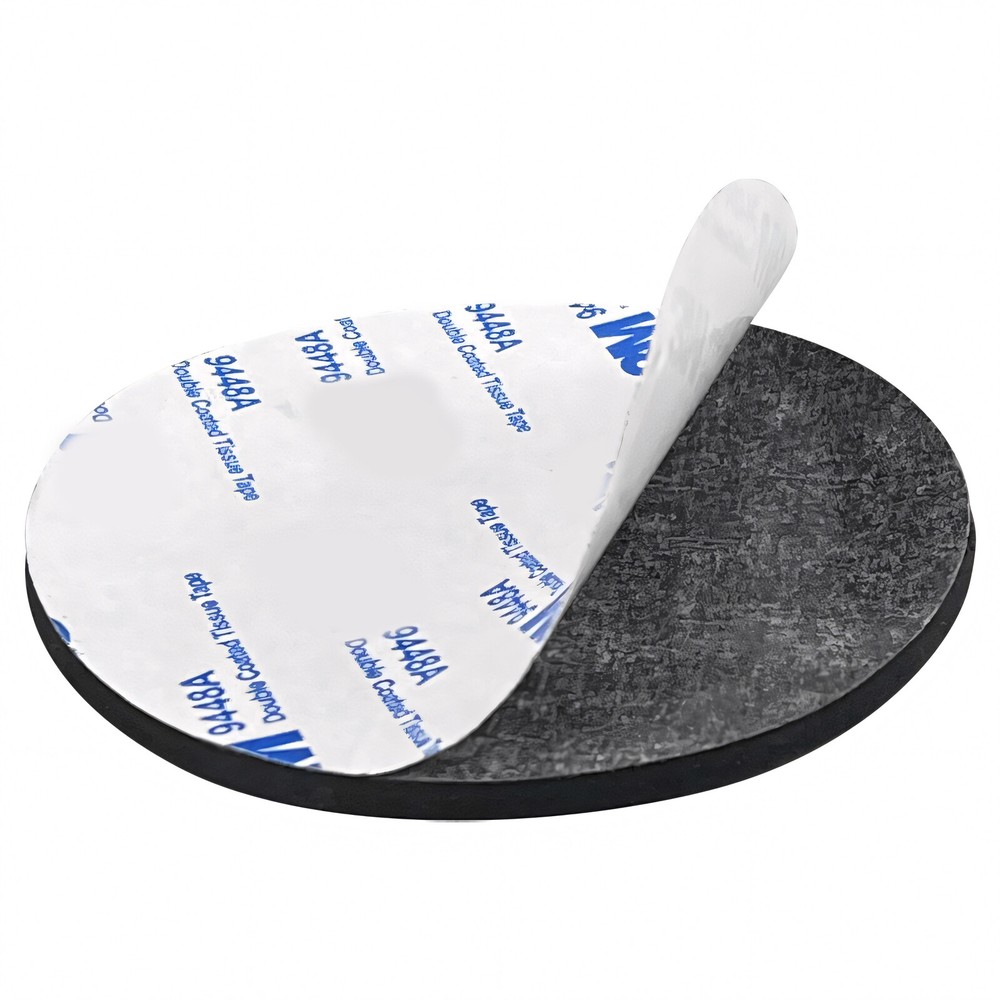Solid Round Self Adhesive Rubber Pad Disc Sheet Gaskets Dia 5-150mm Thick 1-10mm