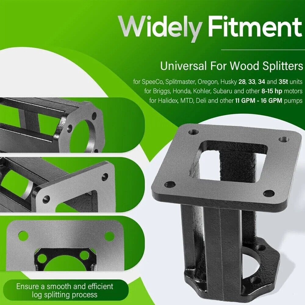 Log Splitter Hydraulic Pump Mount Replacement Brackets for 8-15 Hp Engines