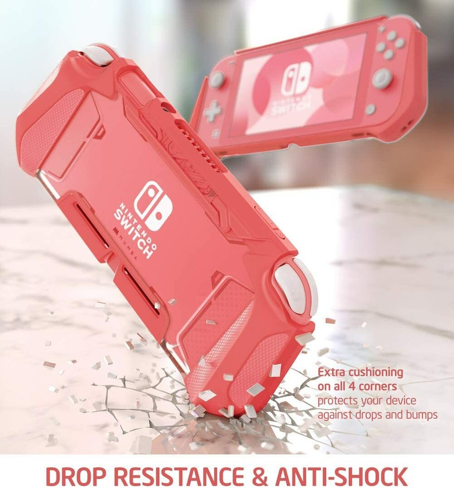 For Nintendo Switch Lite 2019 Mumba Durable Case Shock-Absorbent TPU Shell Cover