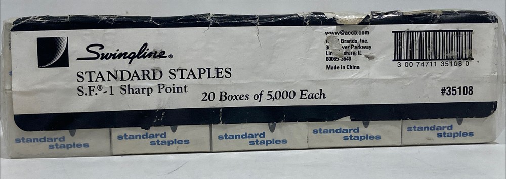 Swingline Staples Chisel Point