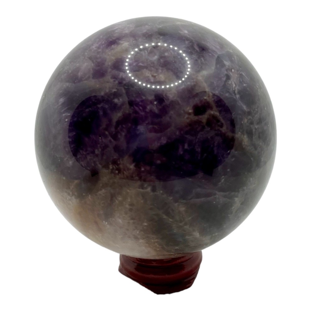 Dream Chevron Amethyst Large Sphere