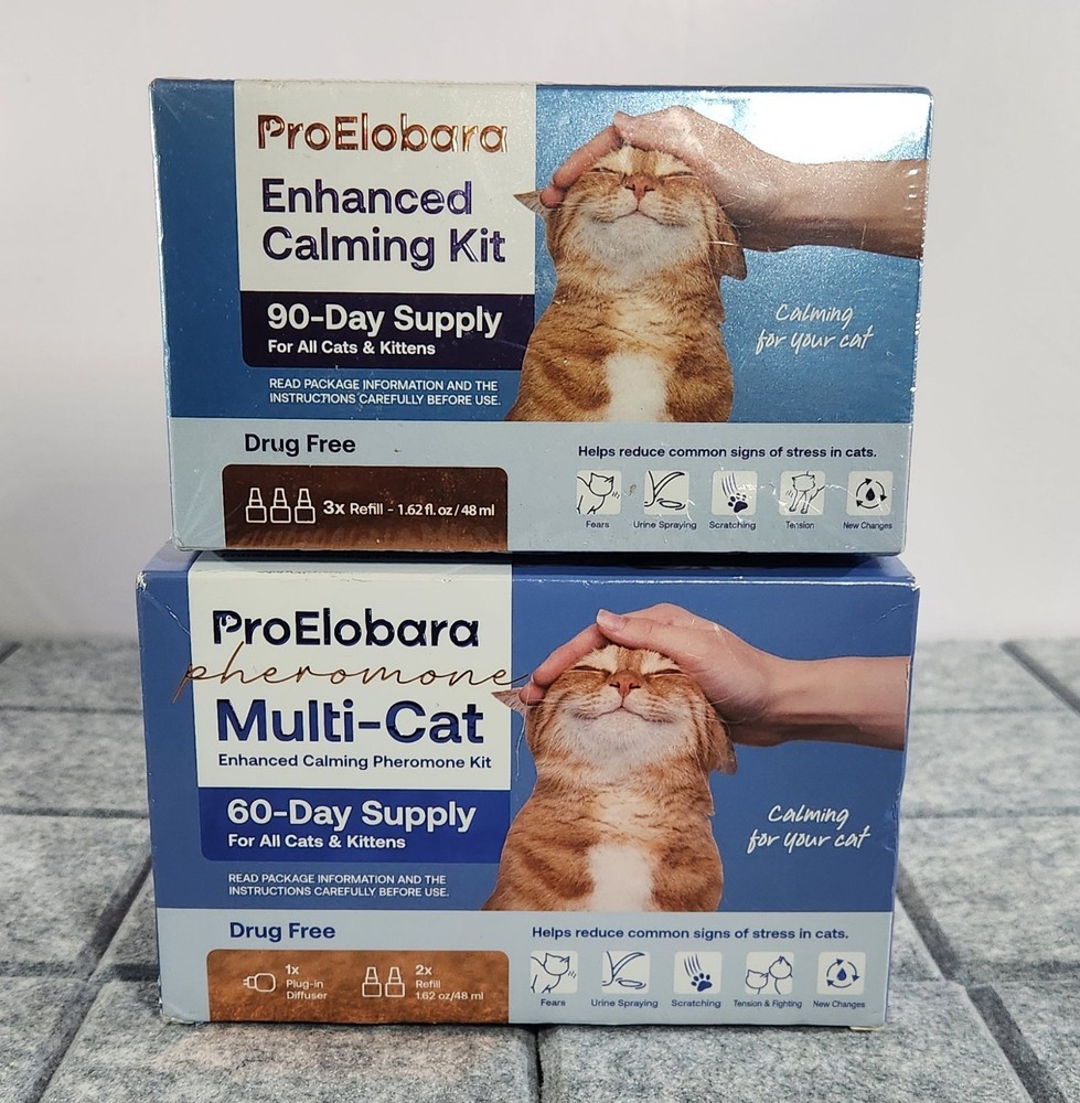ProElobara  Multi-Cat Pheromone Formula Diffuser Kit for Cat Calming
