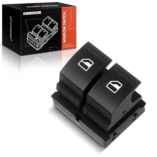 Front Left Driver Power Window Switch Compatible with Volkswagen Golf 2010