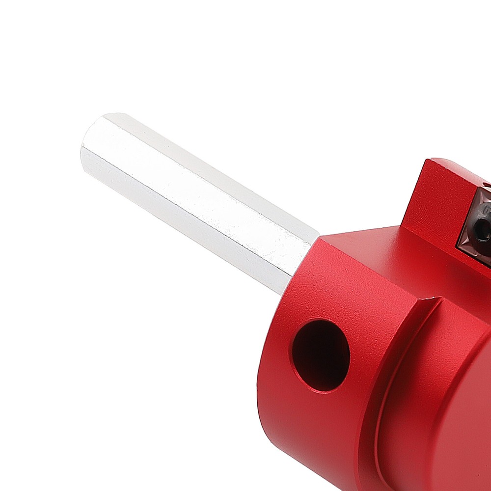 8x PVC Pipe Reamer Set W/ 1/2" Socket Fitting Saver for ABS Ventilation Pipe Red