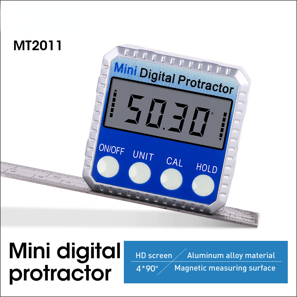 Angle Protractor Universal Bevel 360 Degree Mini Electronic Digital Protractor