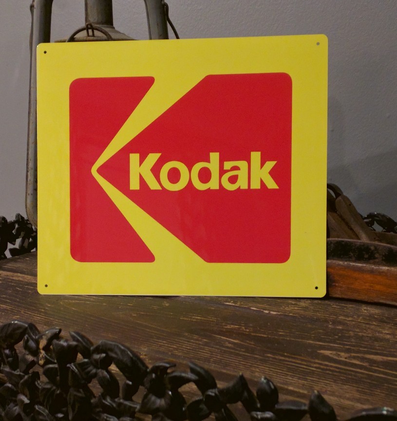 Kodak Camera 10.5 X 12 metal sign photography advertising 50008