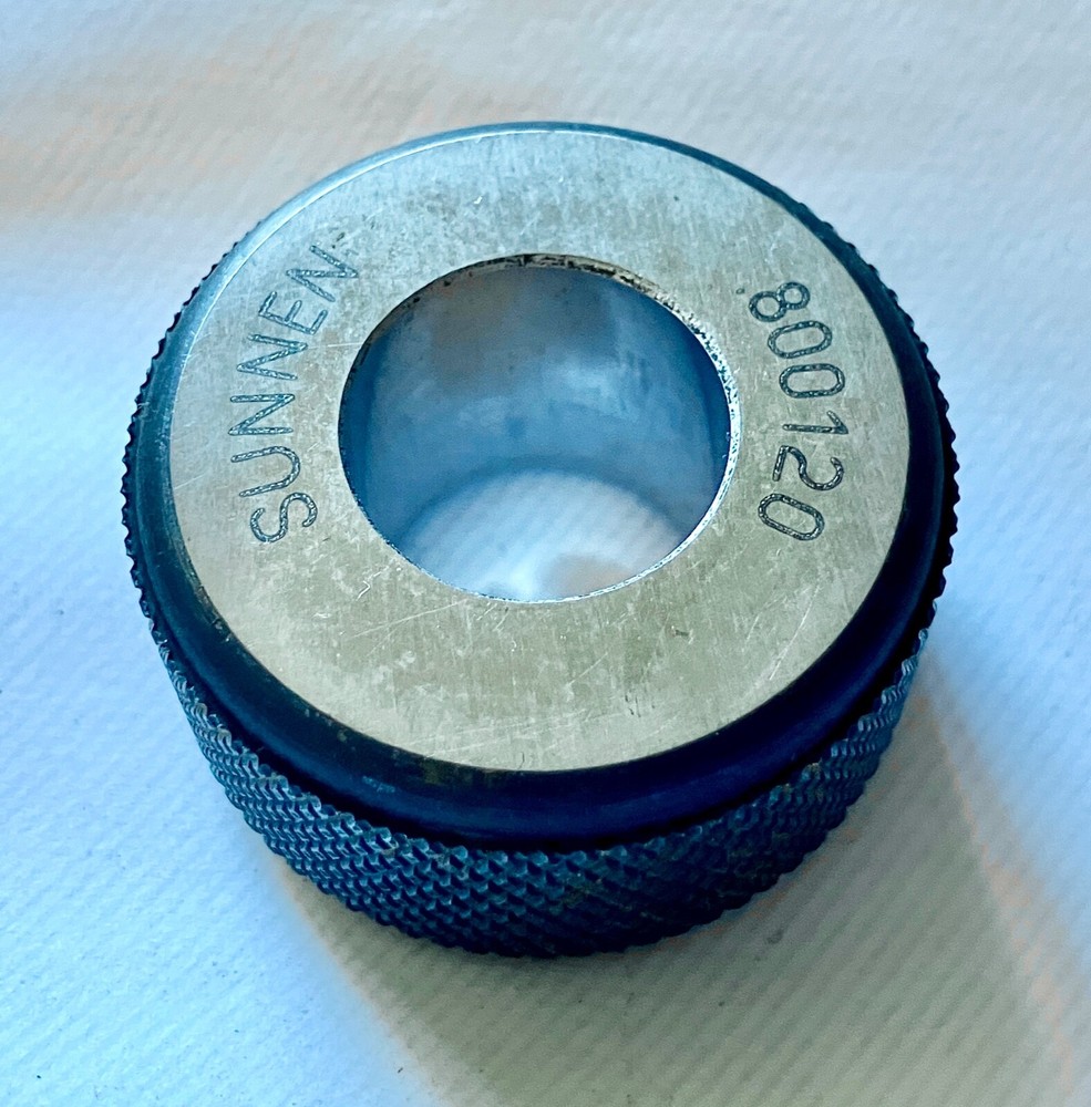Sunnen .800120 Bore Gage Setting Ring Standard
