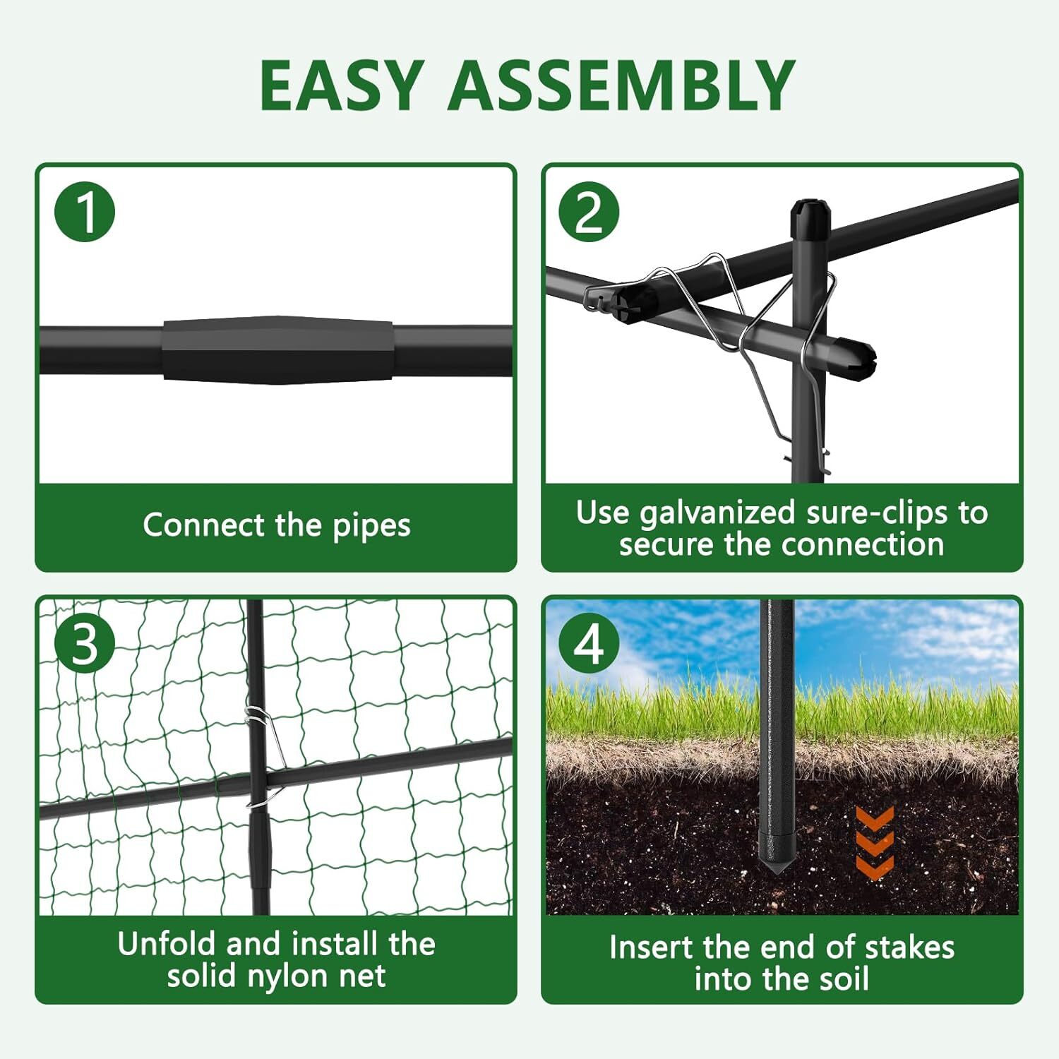 NAIZEA Trellis for Garden Vegetable Trellis Garden Arch Trellis for Climbing
