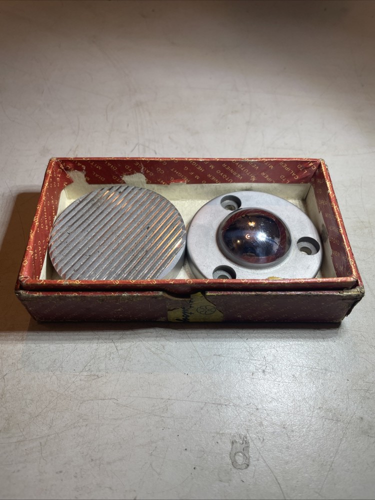 (2) Mitutoyo Indicator Stand Anvils