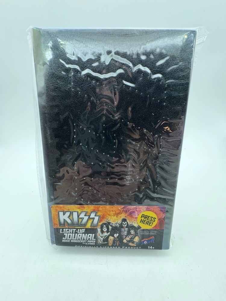 kiss light up journal kiss sign lights up