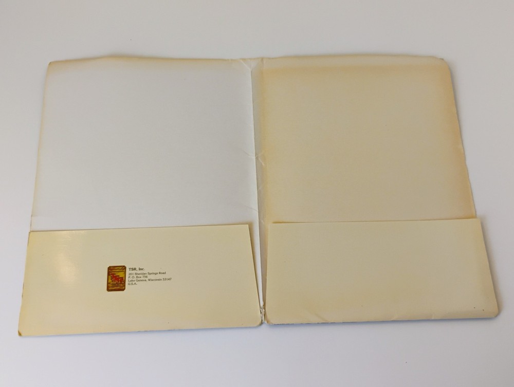 1993 WINTER TSR Promo Folder DUNGEONS & DRAGONS AD&D