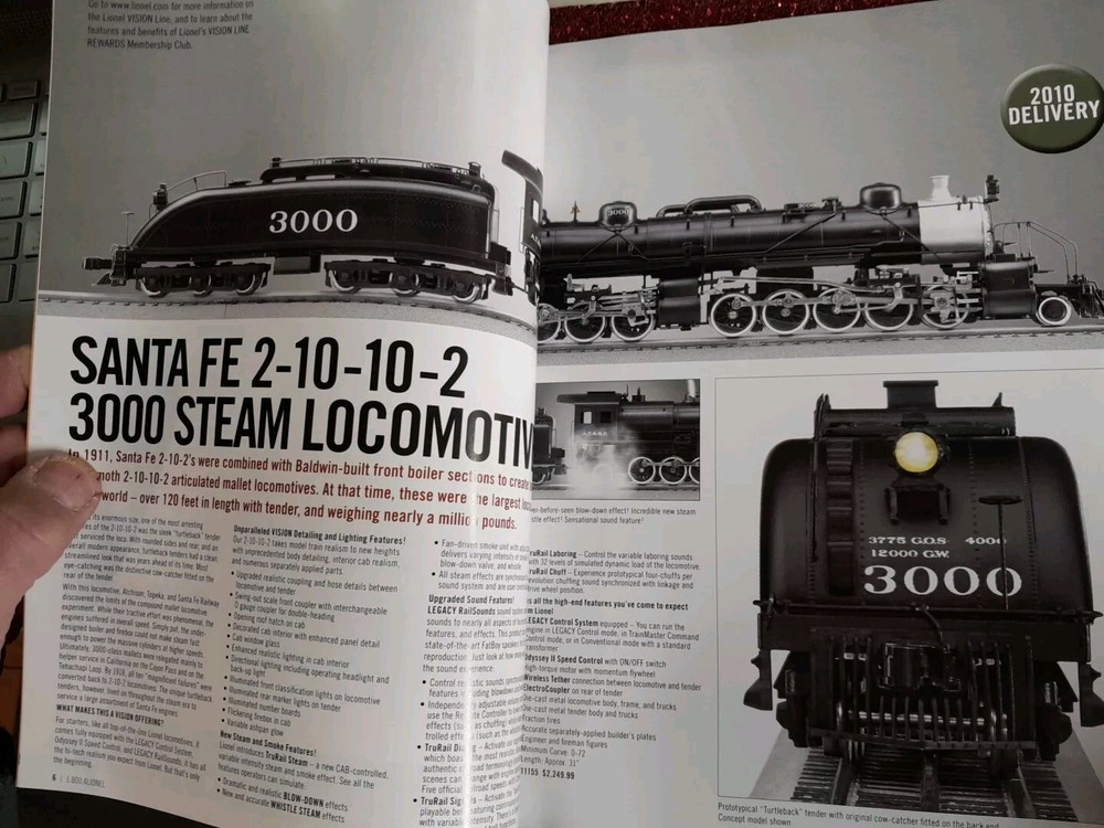 Lionel 2009 Train Catalog Great Condition