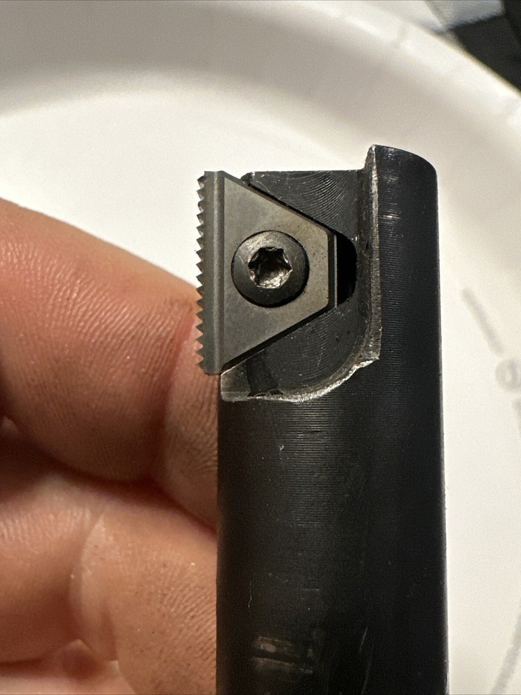 VARGUS INDEXABLE CARBIDE INSERT THREAD MILL CNC MILLING CUTTER 3/4” Vardex