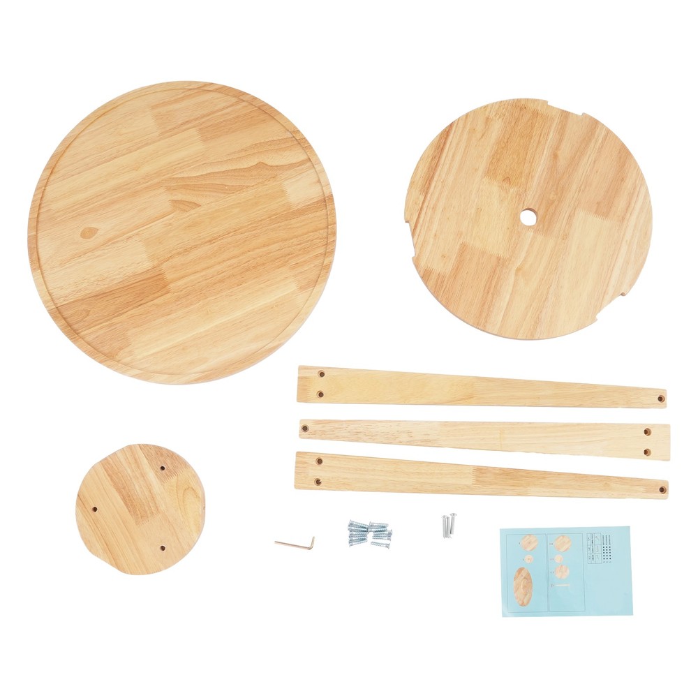 Small Round Side Table, Side Table for Small Spaces, Modern Couch End Table