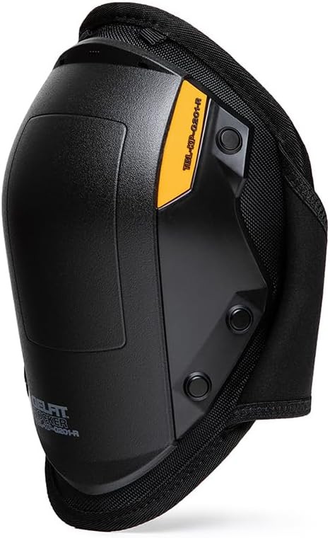 ToughBuilt GelFit Rocker Black Stabilization Knee Pads Heavy Duty TBL-KP-G201-R