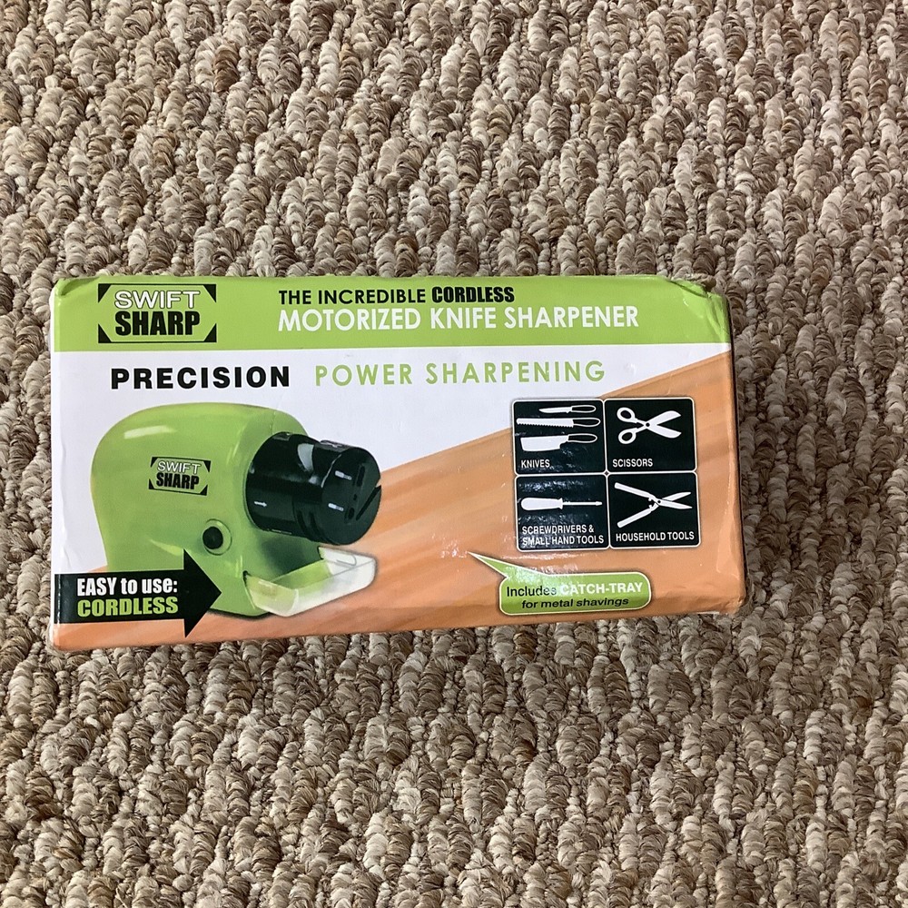 Swift Sharp Motorized Knife Sharpener New In Box