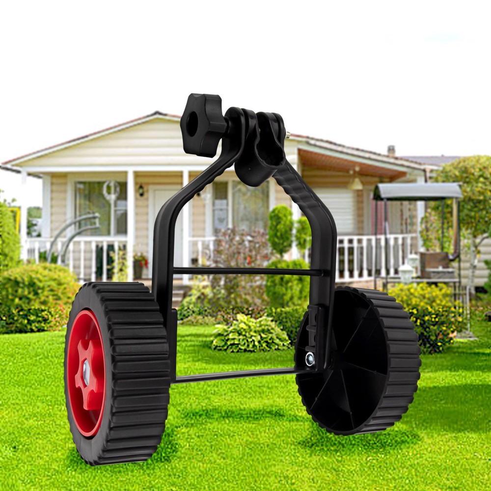 Universal String Trimmer Grass Eater Weed Cutter Adjustable Support Wheels Set .