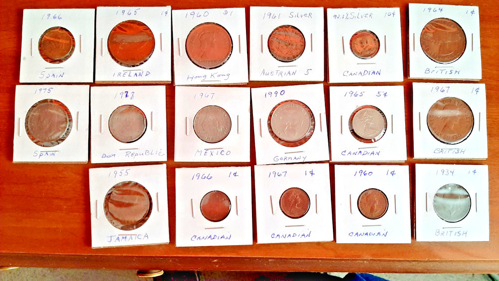 Foreign SILVER and many different World Coin Lot