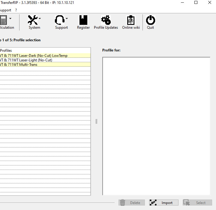 Uninet iColor Transfer RIP software with dongle
