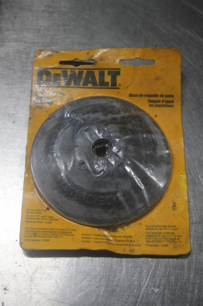 DeWalt High Performance Fiber Disc Backing Pad DW4945