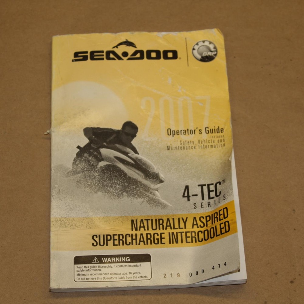 Owner's Manual Document Book 2007 4-TEC Series