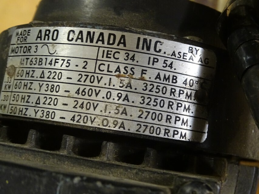 ARO PNEUMATIC SELF FEED DRILLING untested, 8255-A14-1