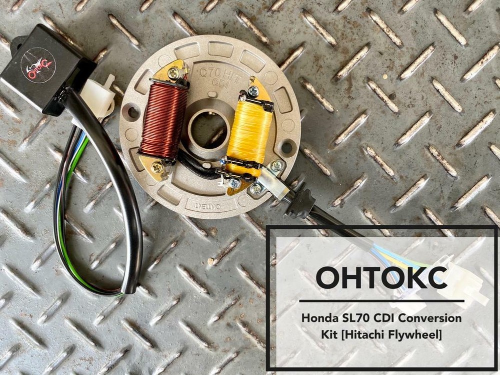 Honda SL70 CDI Conversion Kit [Hitachi Flywheel] Electronic Ignition