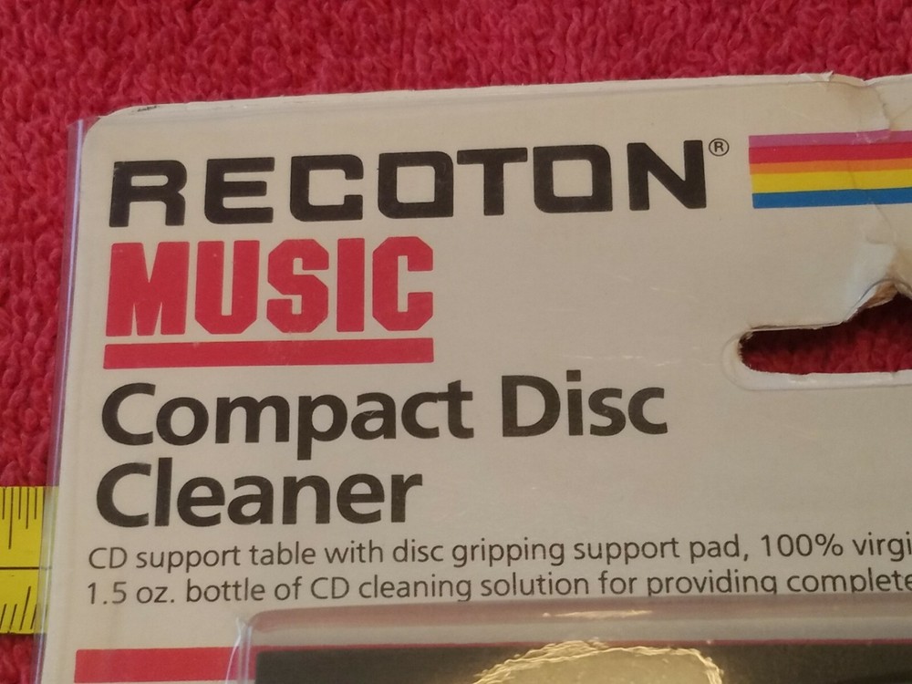 RECOTON MUSIC COMPACT DISC CLEANER CD-24RJ