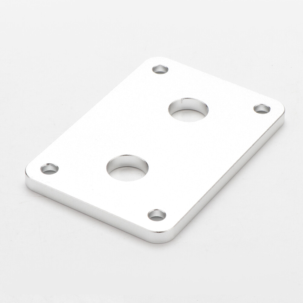 2PCS Hi-end Aluminum Banana Socket Plate Binding Post Speaker Panel Terminal Box