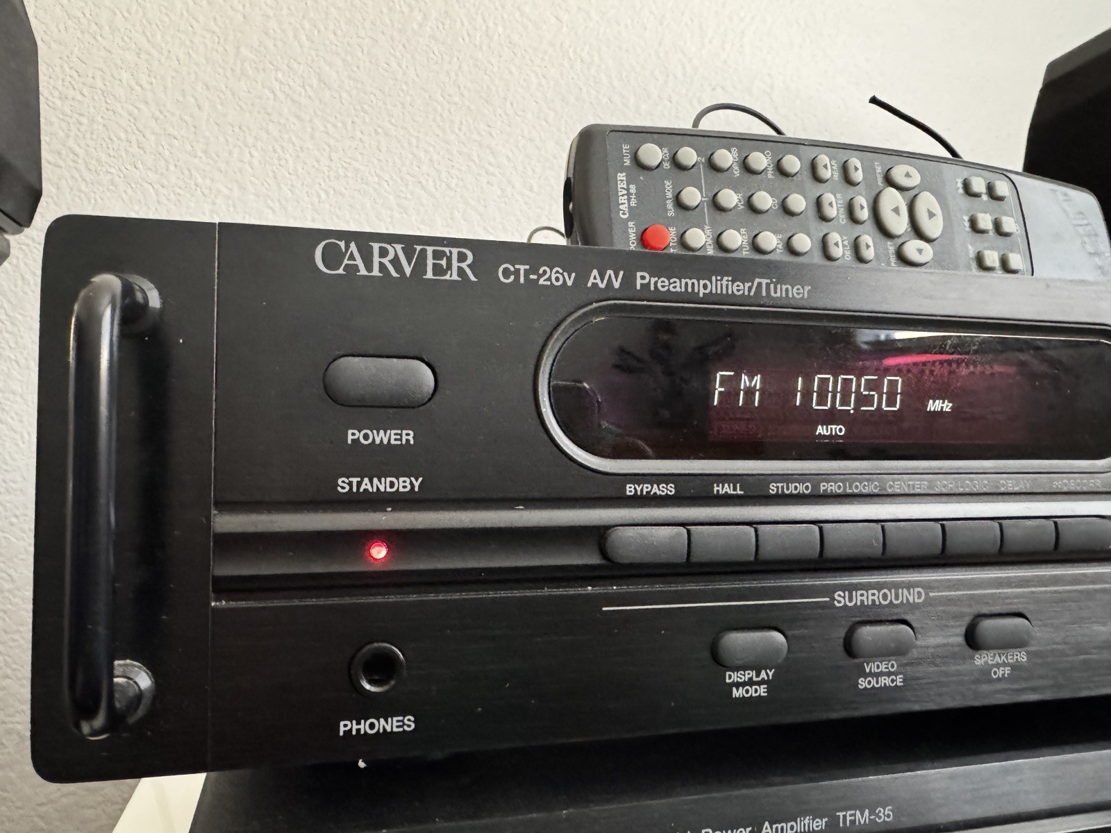CARVER CT-26v A/V Preamplifier/Tuner