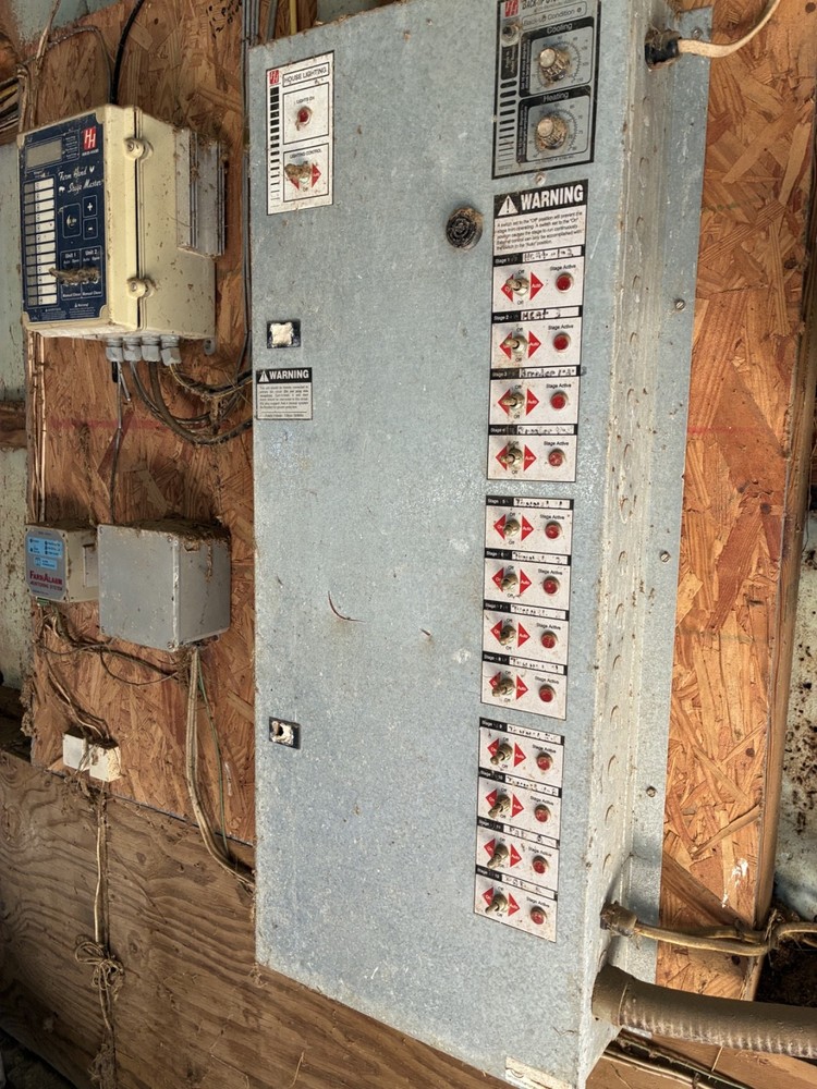 Poultry House Ventilation Controller Panel Heating Cooling Lighting Used