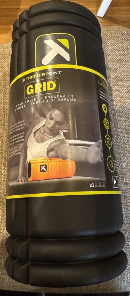 TriggerPoint Grid 1.0 Foam Roller 13" Multi-Density Massage Roller Deep Tissue