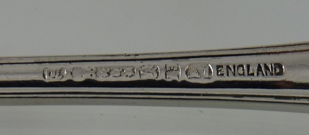 KINGS SALAD OR FRUIT SERVERS SILVER PLATE BY unknown ITALY