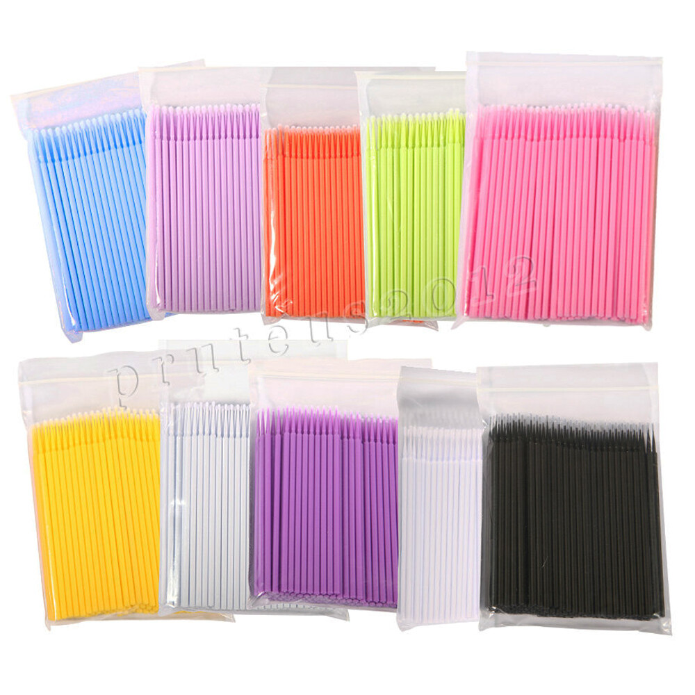 Disposable Makeup Micro Applicator Brush Eyelash Extension Micro Brush
