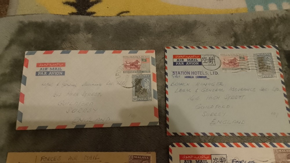 Malaya Airmail Covers Mainly Forces 60s