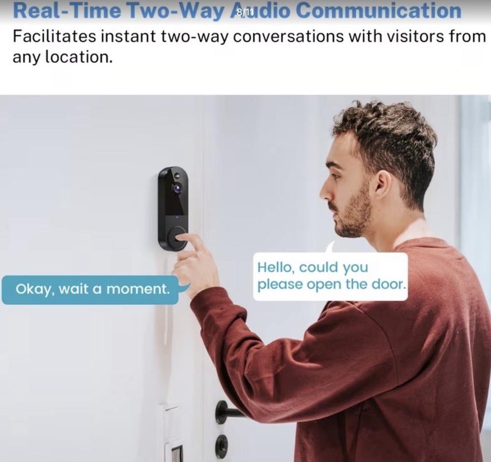 Doorbell camera wireless T52