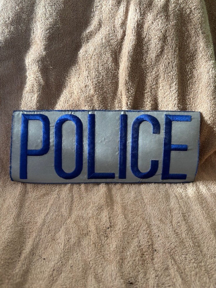 Police Embroidered Back Patch