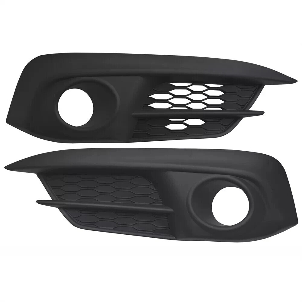 For 2016-2018 Honda Civic Sedan Front Bumper Upper Lower Grille W/ Fog Light